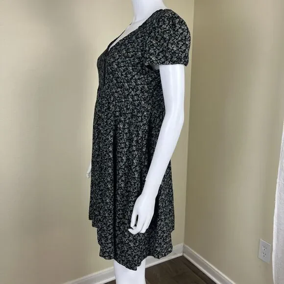 Denim & Supply Ralph Lauren Women Size S Ditsy Floral Mini Skater Babydoll Dress - Picture 13 of 16